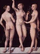 Lucas Cranach The Three Graces oil painting on canvas